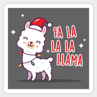 Fa la la la llama Sticker